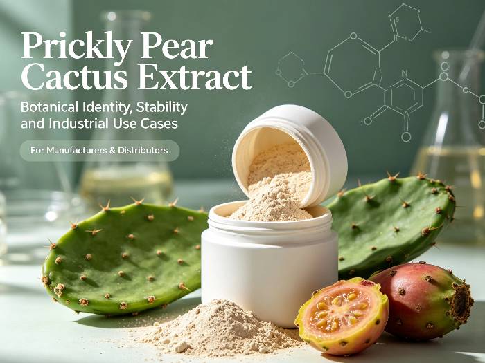 Pure Prickly Pear Fruit Extract Bulk Supply for Clean Label Product Development